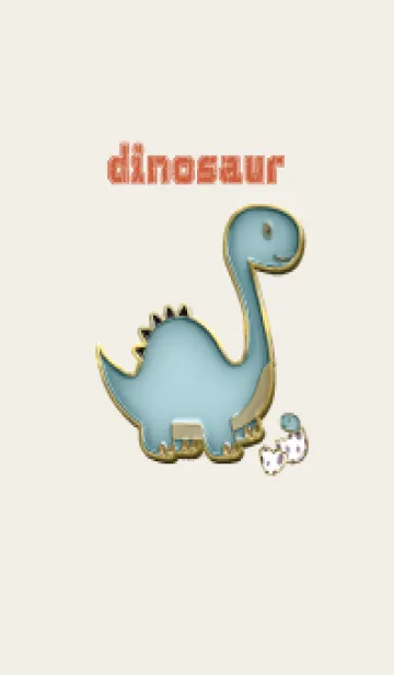 [LINE着せ替え] dinosaur Enamel Pin 10の画像1