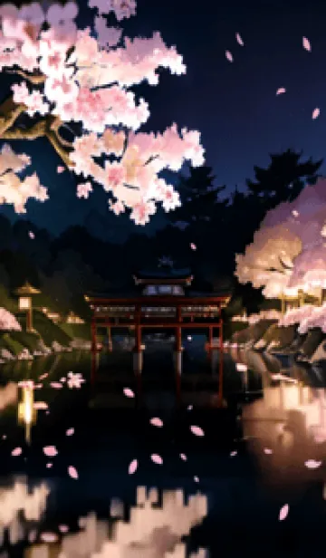 [LINE着せ替え] 桜花繚乱 #EIHX625。の画像1