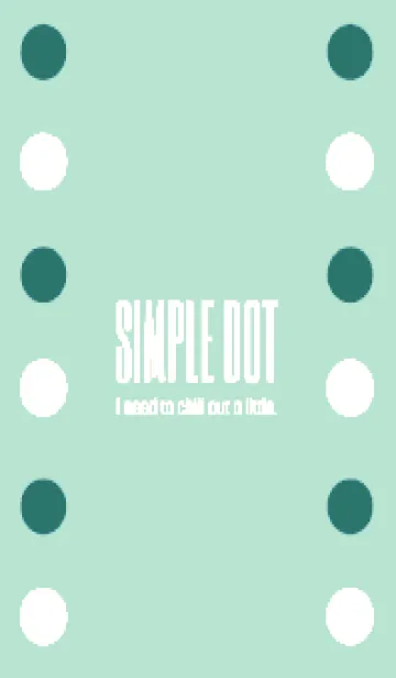 [LINE着せ替え] シンプルドット -172の画像1