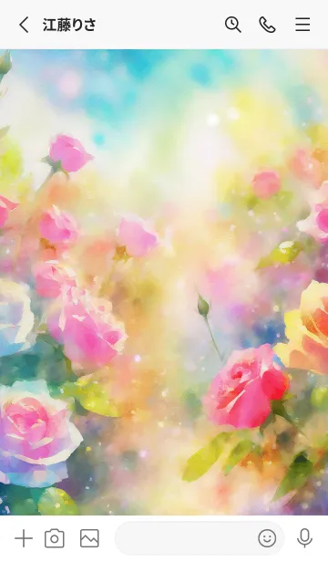 [LINE着せ替え] 薔薇(バラ)の花の着せかえ(R3843)の画像2