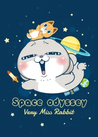 [LINE着せ替え] Very Miss Rabbit:Space Odysseyの画像1
