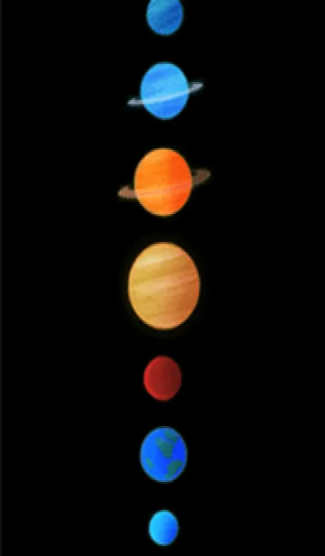 [LINE着せ替え] space solar systemの画像1