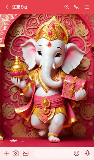 [LINE着せ替え] Ganesha, rich beyond the sky！(JP)の画像2