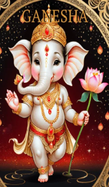[LINE着せ替え] Red Ganesha : Wealth & Rich  Theme (JP)の画像1