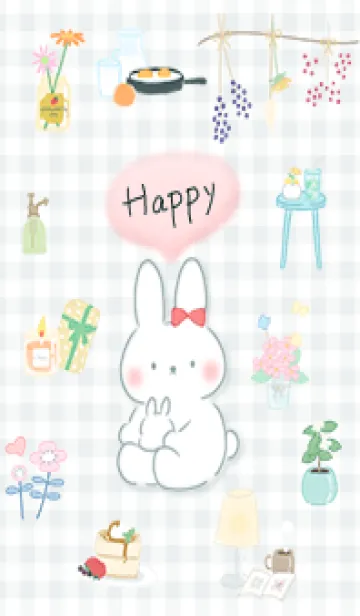 [LINE着せ替え] ブルーグリーン 幸せなひと時04_1の画像1