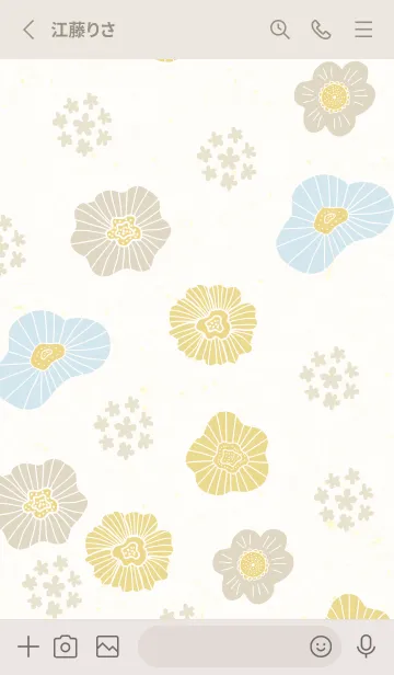 [LINE着せ替え] 北欧風 フラワー 小花30の画像2