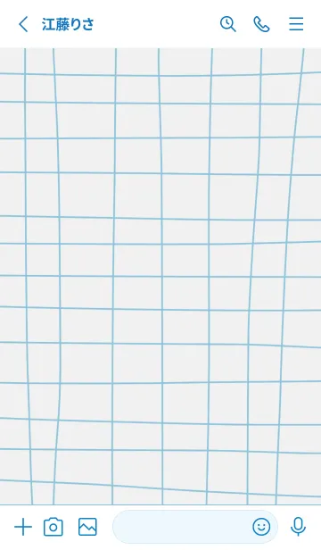 [LINE着せ替え] 韓国チェック 04の画像2