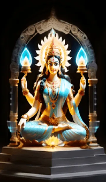 [LINE着せ替え] Laxmi ダークテーマ、カラフルな色 22の画像1