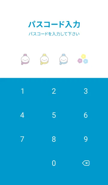 [LINE着せ替え] 紫黄色青：雪だるまトリオ着せかえの画像4
