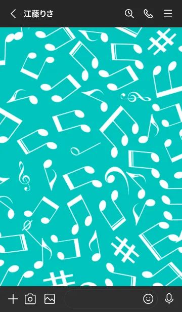 [LINE着せ替え] ミュージック スクワーズ 134の画像2