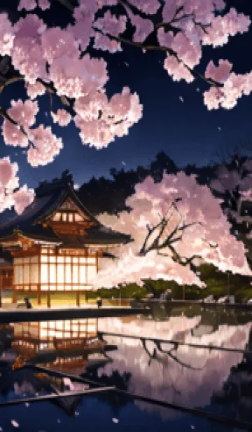 [LINE着せ替え] 桜花繚乱 #EIHX613。の画像1