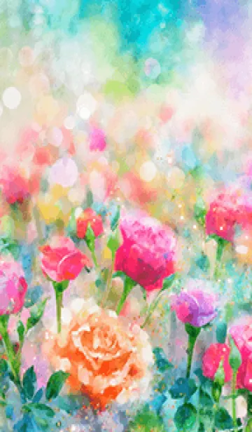 [LINE着せ替え] 薔薇(バラ)の花の着せかえ(R3853)の画像1