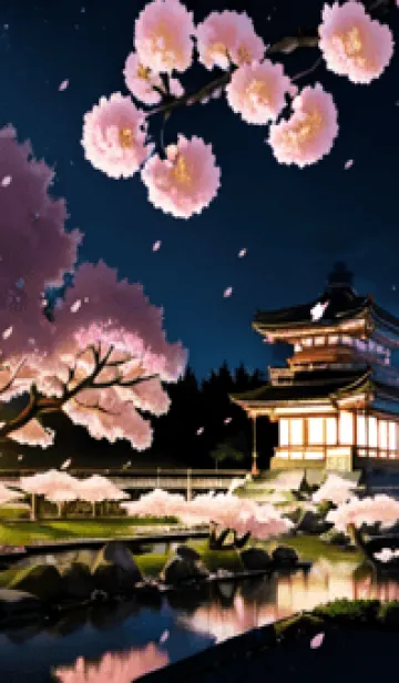 [LINE着せ替え] 桜花繚乱 #EIHX612。の画像1