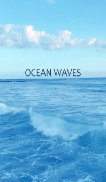 [LINE着せ替え] OCEAN WAVES HAWAII-SEA 32の画像1