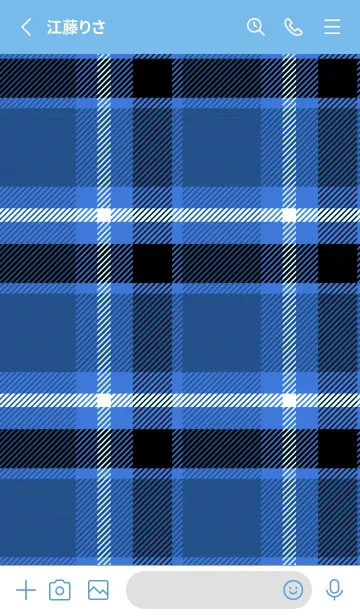 [LINE着せ替え] チェック ハート /19の画像2