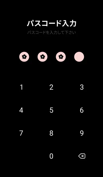 [LINE着せ替え] お花柄（blackpink)の画像4