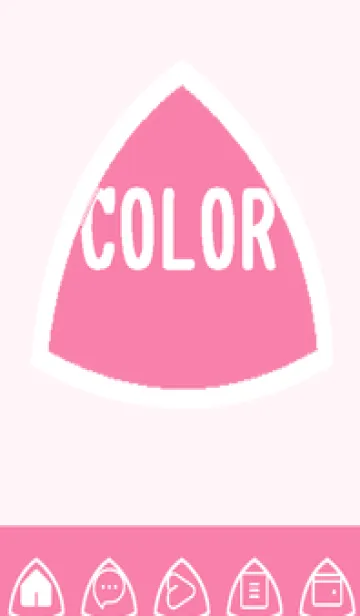 [LINE着せ替え] pink color L56の画像1