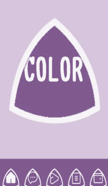 [LINE着せ替え] purple color L60の画像1