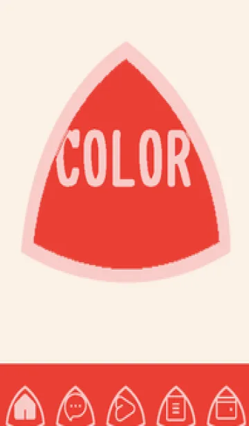 [LINE着せ替え] red color L59の画像1