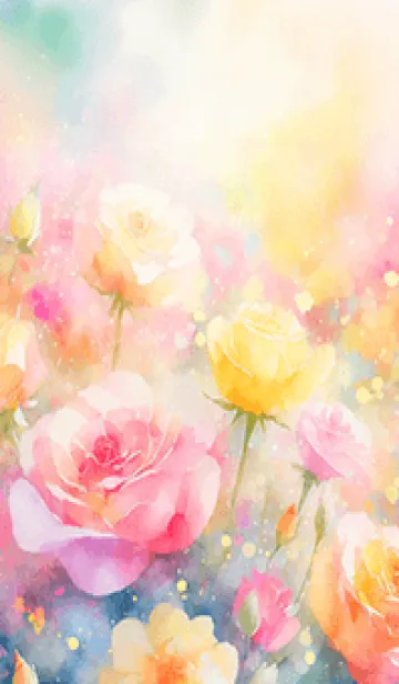 [LINE着せ替え] 薔薇(バラ)の花の着せかえ(R3857)の画像1