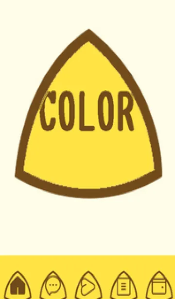 [LINE着せ替え] yellow color L57の画像1