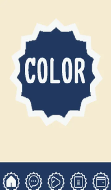 [LINE着せ替え] beige color M60の画像1