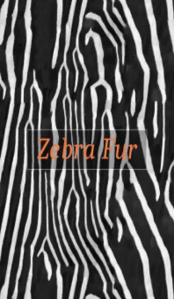 [LINE着せ替え] Zebra Fur 22の画像1