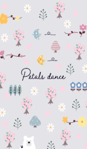 [LINE着せ替え] バイオレット petals dance04_1の画像1