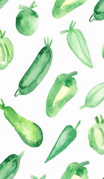 [LINE着せ替え] 【シンプル】お野菜の着せかえ#668の画像1