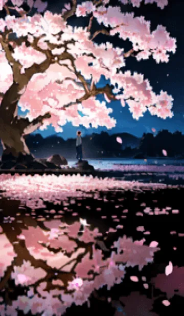 [LINE着せ替え] 桜花繚乱 #EKIQ417。の画像1