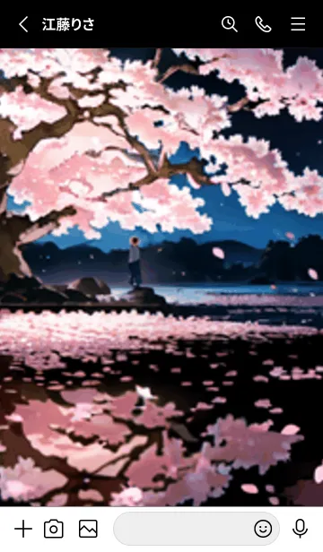 [LINE着せ替え] 桜花繚乱 #EKIQ417。の画像2