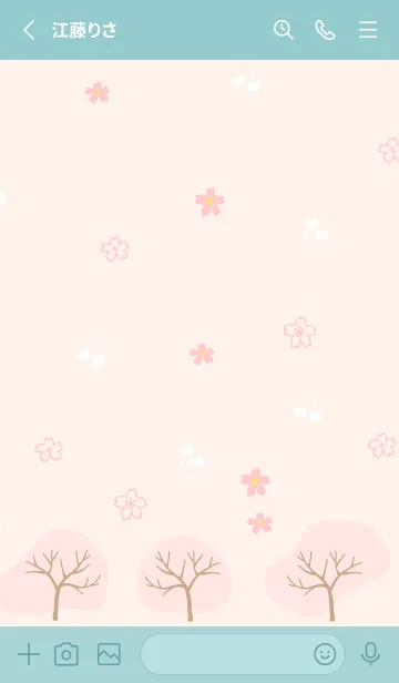 [LINE着せ替え] 四季 春27の画像2