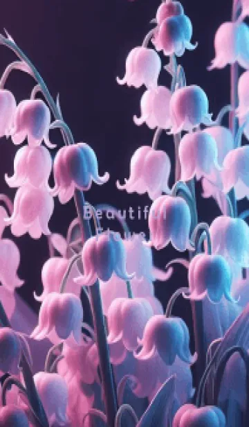 [LINE着せ替え] Beautiful Flower-LILY OF THE VALLEY 6の画像1