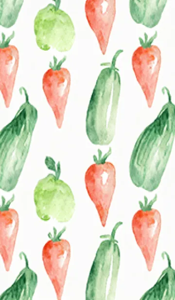 [LINE着せ替え] 【シンプル】お野菜の着せかえ#672の画像1