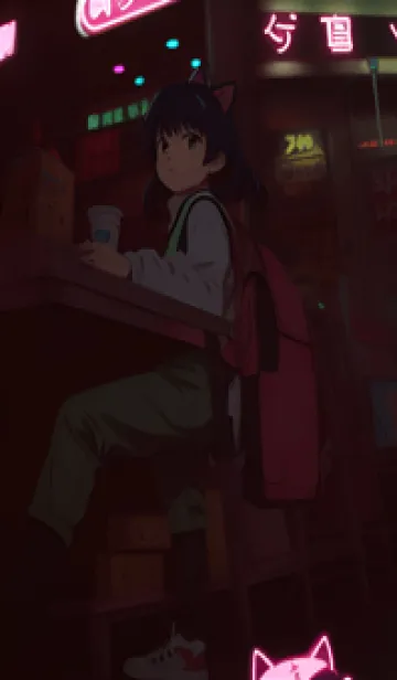 [LINE着せ替え] 暗い空の夜 8d4FTの画像1