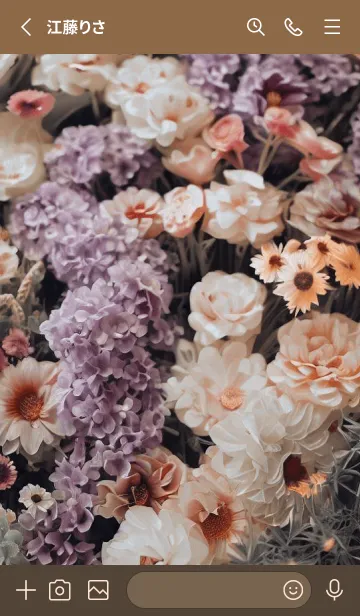 [LINE着せ替え] Beautiful Flower-NATURAL- 14の画像2