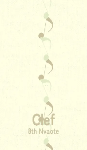 [LINE着せ替え] 八分音符1 ティーグリーンの画像1