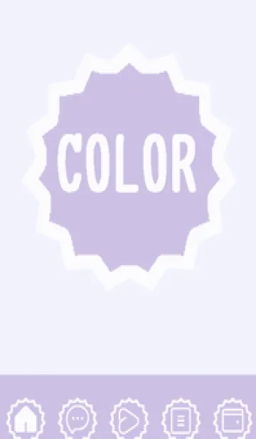 [LINE着せ替え] purple color M59の画像1