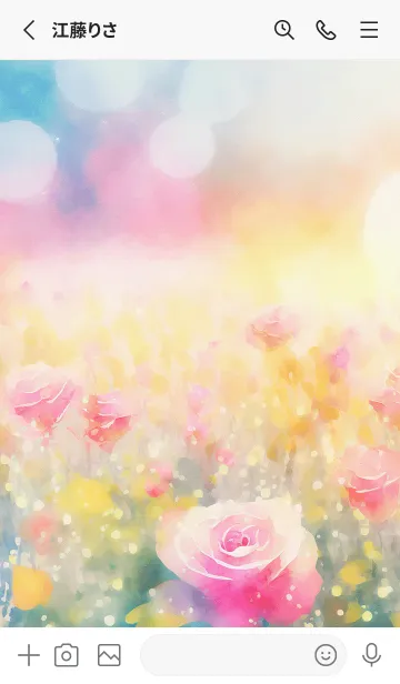 [LINE着せ替え] 薔薇(バラ)の花の着せかえ(R3876)の画像2