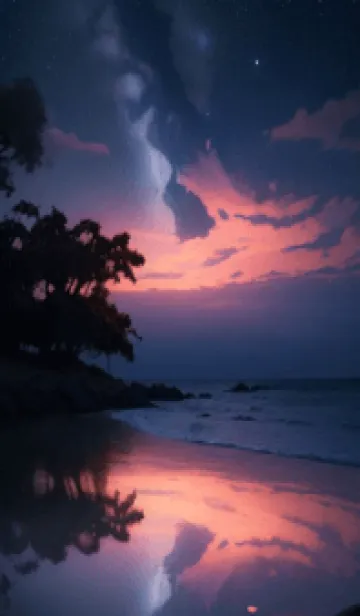 [LINE着せ替え] 夏の夜空 yk3KPの画像1