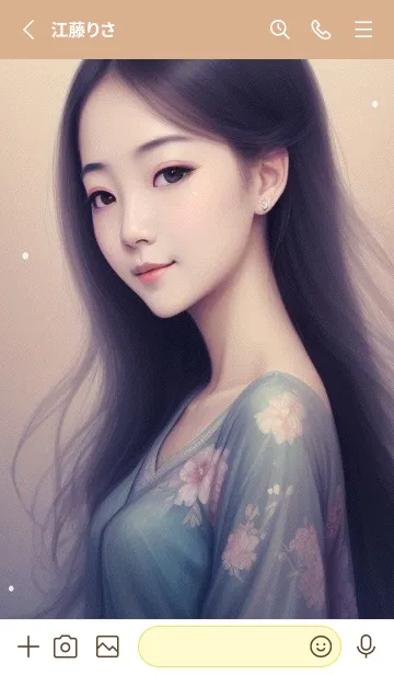 [LINE着せ替え] 東方の少女 KAI7rの画像2