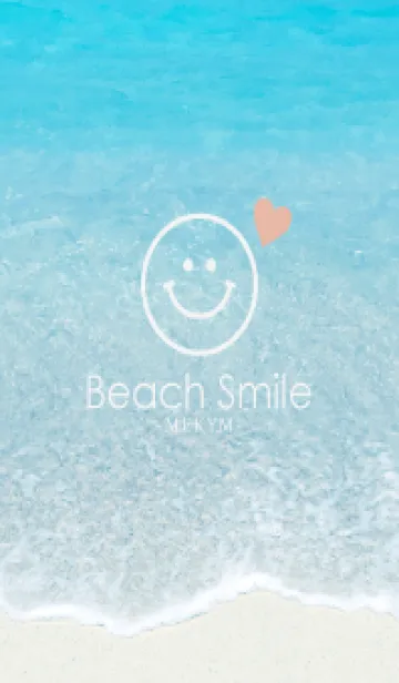 [LINE着せ替え] Beach Smile -HEART- 34の画像1