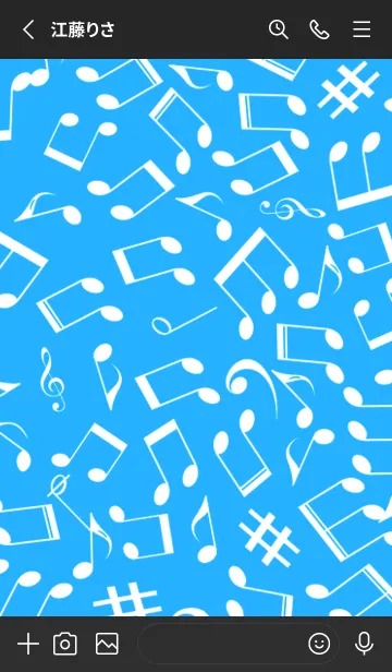 [LINE着せ替え] ミュージック スクワーズ 135の画像2