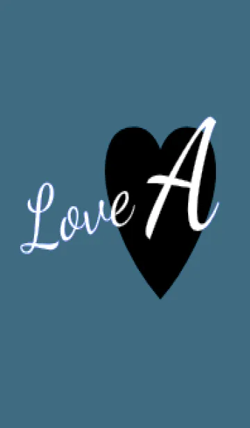 [LINE着せ替え] ラブ イニシャル ”A” 22の画像1