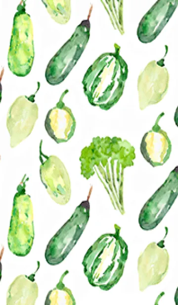 [LINE着せ替え] 【シンプル】お野菜の着せかえ#681の画像1