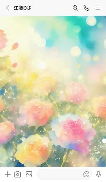 [LINE着せ替え] 薔薇(バラ)の花の着せかえ(R3880)の画像2