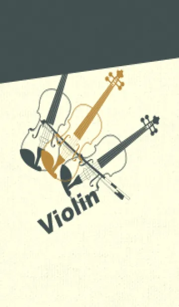 [LINE着せ替え] Violin 3カラー オーカーの画像1