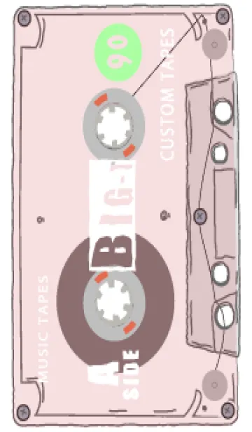 [LINE着せ替え] レトロカセットテープ：シンプルピンクの画像1