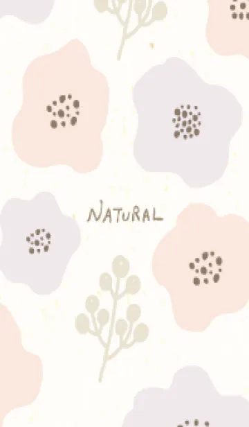 [LINE着せ替え] 花と実 くすみカラーの画像1