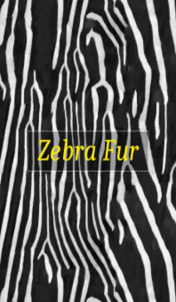 [LINE着せ替え] Zebra Fur 23の画像1